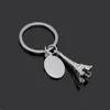 Keychains Car Keychain Eiffel Tower Metal Key Ring Keyring Creative Holder Chain Auto Accessories