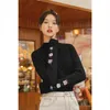 Inman Winter Arrivals Woolen Tops Rib Liten High Collar Colorful Brodery Lovely Cortile Pullover Women's Sweater 201203