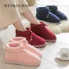 Hause Hausschuhe Frauen Winter Innen Haus Schuhe Warme Pelz Rutschen Damen Slipper Femme Plüsch Warterproof Hausschuhe Pantuflas De Mujer X1020