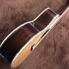 Solid Cedar Top Ooo Model Akustik Gitar 39 inç 42 Klasik Stil Gerçek Abalone Ebony Kama