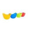 Silicone Egg Poacher Cup Tray Egg Mold Bowl Rings Cooker Boiler Kitchen Cooking Tools 4 COLORS KKA8121