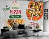 Delicious Pizza 3d Wallpaper Living 3d Wallpaper Pizza Shop Background Wall Decoration HD Modern Mural 3d Wallpaper