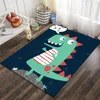 Crystal Velvet Infant Baby Play Mat Dinosaurio Niños Niños Alfombra de dibujos animados Alfombra antideslizante Sala de estar Mat Baby Climbing Game Pad Y200527