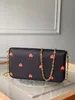 10a L torba M80232 Gra na Felicie Pochette 3 szt./Zestaw Ulubione akcesoria multi pochette kobiety