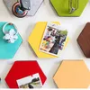 Hexagon Wall Stickers Selfadhesive Felt Sheet Panels Solid Color Wall Sticker Message Board Wall Stickers Decorative BEC11153291074