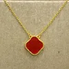 Fashion Necklaces With Flowers Agate Pendant Necklace Gold Link Chain Adjust Unisex Party Fit 4 Colors