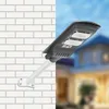 60W 90W 120W gris lampadaire solaire capteur de mouvement étanche IP66 mur extérieur paysage jardin lumière avec poteau