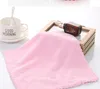 Asciugamano bambino in fibra superfine Cartoon melange Asciugamano scamiciato Pulizia della casa Viso per bambino 25x25cm