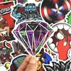 100 stuks gemengde schattige stickers voor laptop snowboard home decor auto styling decal koelkast doodle mode waterdichte sticker LJ201019