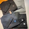 Högkvalitativ Classic Gitter Vinterhattar Designers Bone Cap Mens Kvinnor Par Scarf Hat Two-Pite Suit Scarf Caps Men Scarves Sets29