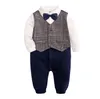 Spring baby romper designer clothes kids newborn one year old dress boy baby infant boy design clothes64483927048014