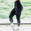 New Scrunch Butt Yoga Leggings Push Up Skinny Slim Pencil Pants Fitness Print Floral Running Sportswear Pantaloni casual H1221