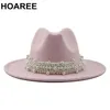 chapeau de mariage rose