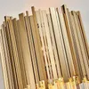 Modern crystal wall lamp gold sconce lights AC110V 220V fashion luxury lustre living room bedroom light fixtures mirror headlight