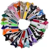 Gürtel Bowtie Set Candy Color Kinder Hosenträger mit Fliege verstellbare Mädchen Jungen Hosenträger Großhandel 26 Designs Party Supplies IIA872