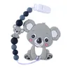 NEW GUM PAWIGER Chain Set Baby Products Silicone Pacifier Chain Koala Cartoon Toy Bite