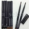 Ögonsmakeup roterande utdragbar ögonbryn blyerts svart kaffevattenproof eyeliner kosmetikverktyg 2 färger1165439