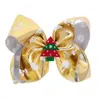 boneco de 5.5 polegadas Bow Christmas deer stripe Hairpin Bebés Meninas Dot Barrettes filhos Cabelo Boutique Clipe Xmas Crianças Acessórios de cabelo