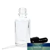 Klare 30ml Glasflasche 1 Unze Flasche mit kindersicheren Kappen- und Glastrockner Freies Verschiffen