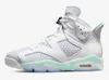 2022 Release Authentic 6 WMNS Mint Foam Shoes White Pure Platinum Мужчины Женщины Спортивные кроссовки на открытом воздухе DQ4914-103 С оригинальной коробкой