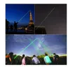 Potente 10000 m 532nm Puntatore laser a vista laser verde potente potente lazer di messa a fuoco regolabile con partita di masterizzazione della testa della penna laser