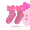 Primavera Novas Cores Doces Bebê Joelho Alto Meias Meninas Meninas Criança Box De Criança Criança Bonito Sock Fit 0-12 ANOS Atacado 5Pairs / 10pcs