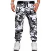 Zogaa Camuflagem Calças de Streetwear Homens Leggings Esportes Fitness Harem Calças Slim Fit Sweatpants Elastic Waist Calças Calças 201114