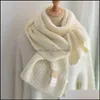 Scarves & Wraps Hats, Gloves Fashion Accessories Women Solid Color Cashmere With Tassel Lady Winter Autumn Long Scarf Thinker Warm Female Sh