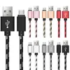 1M 2M 3M High Speed Usb Cables Micro USB Sync Data & Charge Cable V8 Charging Adapter Wire for Mobile Phone