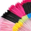 False Eyelashes 450PCS Disposable Eyebrow Eyelash Brushes Comb Spoolies Lash Wands Makeup Mascara For Extensions