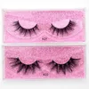 Russian Double 3D Silk Faux Mink Fake Premium Synthetic False Eyelashes Whole Natural Volume Eye Lashes Manufacturer8225842