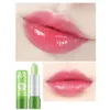 Baume à lèvres à l'aloe Vera longue durée, rouge à lèvres vert nutritif, hydratant, température magique, changement de couleur, maquillage Lipp8969481