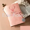 Journal NotePads 80 Sheets Paper Vintage PU Leather Note Book Handmade Travel Diary Sketchbook Student Gifts
