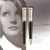 Limited Monte Greta Garbo Ballpoint Pen Blance Roller Ball Fountain Pens Office Stationery Promotion Gift 220110318Y