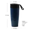 560 ml Ceramics Liner Thermos Cup Office Isolatie Koffiemok Drinken Thee Waterfles Auto Vacuümfles Tuimelaar voor Mannen Geschenken 201221