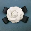 Fashion Black Bow Fabric Camellia Flower Brooch Pin Wedding Party Costume smycken Tillbehör Big Brosches For Women Gifts59150781216234