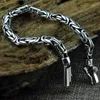 Bracelet en argent 925 pour hommes et femmes, simple, personnalité, couple créatif, mode thaïlandaise, bijoux XtGzj9444297