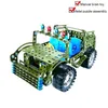Metal building blocks toys puzzle assembling handmade diy creative gift 3d jeep assembly