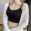 Mode Tank Top für Frauen Unterwäsche Weibliche Bralette Sexy Crop tops Femme Leibchen Push-Up Tank Tops Mädchen Backless Körper schlank Y220308