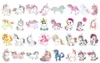 100Pcs/Lot Stickers for Unicorn Cartoon Animal Waterproof Cute Graffiti Sticker To DIY Luggage Bike Notebook Laptop Guitar R5