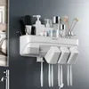 Porta di spazzolino dentio Despensatore Despensatore multifunzione bagno spazzolino accessori per bagno Accessori per dentifricio T200506