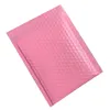 50pcs Bubble Mailers Padded Envelopes Pearl film Gift Present Mail Envelope Bag For Book Magazine Lined Mailer Self Seal Pink