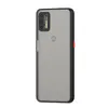 Pour Motorola Moto G9 Plus G9 Play G8 Power Lite Housse de protection en peau givrée TPU + PC, coque arrière mate antichoc D1