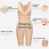 플러스 사이즈 속옷 바디 수트 여성용 바디 셰이퍼 허리 트레이너 Shapewear 배꼽 슬리밍 셰이퍼 쉐스 플러스 사이즈 Fajas Colombianas