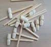 Mini Drewniane Hammer Balls Foller Wymiana Drewniane Malki Biżuteria DIY Crafts