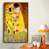 Классический художник Gustav Klimt Kiss Абстрактный 5D Алмазная живопись Современная мозаика Плакат Алмазная вышивка Украшение дома 201112