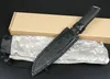 Nieuw Rusland Survival Rechte mes 65x13 staal Tanto Point Blade Glasgevulde nylon handgreepmessen met lederen schede