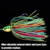 Goture 5pcslot 175g spinnerbait balıkçılık cazibesi bas sazan spinner yem metal bıçaklar silikon etek teçhizat pike balıkçılık mücadele 20102921495770454