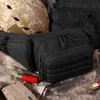 Tactical Taille Bag Verborgen Gun Carry Pouch Military Pistol Holster Fanny Pack Sling Shoulder Tassen voor Outdoor Jacht Camping Y1227