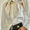 Landningsbanan vintage bälte halsband fårskinn berömt varumärke bollhalsband midjeband dekorativ markerad logotypguldlänk kedja midje kedja bel1034172